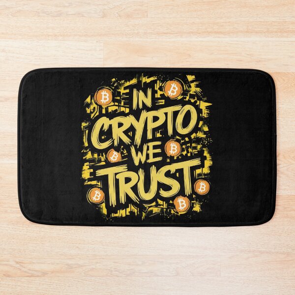 Item preview, In Crypto We Trust Bitcoin Visionary Crypto Future designed and sold by RadDeck.