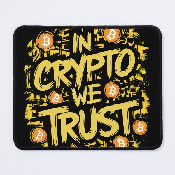 Item preview, In Crypto We Trust Bitcoin Visionary Crypto Future designed and sold by RadDeck.