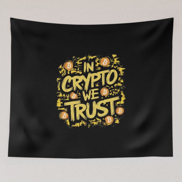 Item preview, In Crypto We Trust Bitcoin Visionary Crypto Future designed and sold by RadDeck.