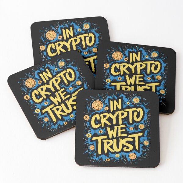 Item preview, In Crypto We Trust Bitcoin Believer Crypto Advocate designed and sold by RadDeck.