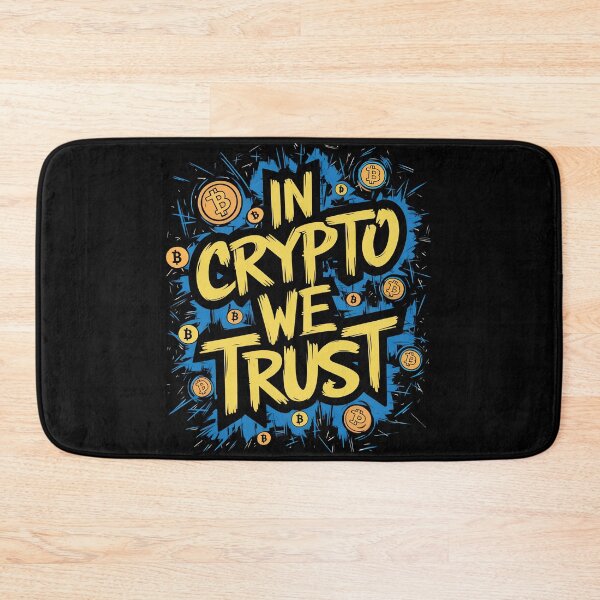 Item preview, In Crypto We Trust Bitcoin Believer Crypto Advocate designed and sold by RadDeck.