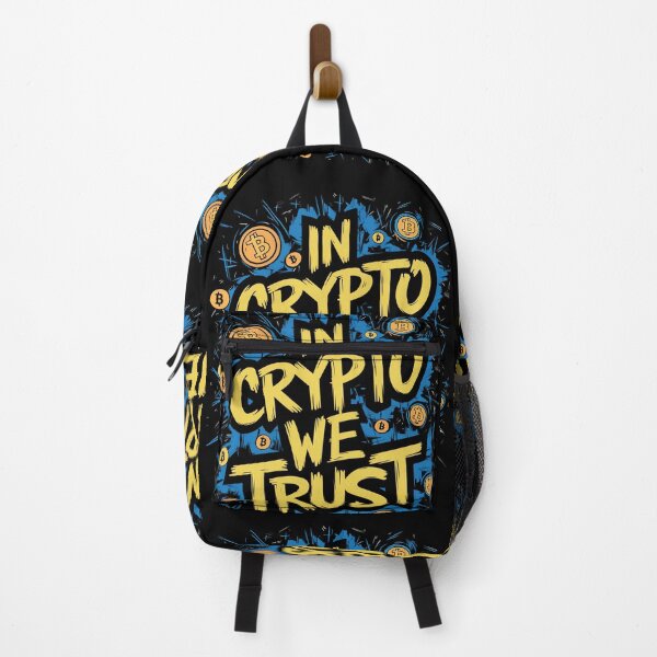 Item preview, In Crypto We Trust Bitcoin Believer Crypto Advocate designed and sold by RadDeck.