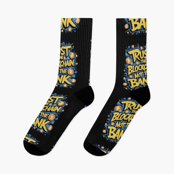Item preview, Trust the Blockchain not the bank Bitcoin Evolution Crypto Progress designed and sold by RadDeck.