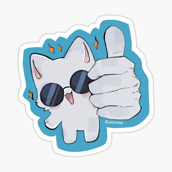 Item preview, Gojo Cat designed and sold by Luuxiifer.
