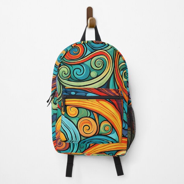 Item preview, Abstract Colourful swirly Pattern designed and sold by druidwolfart.
