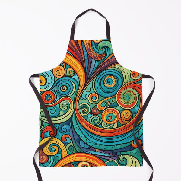 Item preview, Abstract Colourful swirly Pattern designed and sold by druidwolfart.