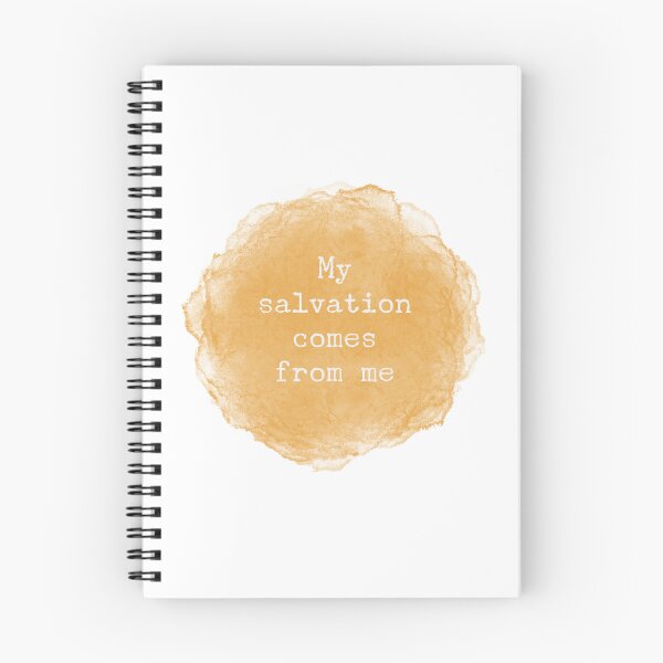 Item preview, ACIM lesson 70 My salvation comes from me designed and sold by Amanda Webster.