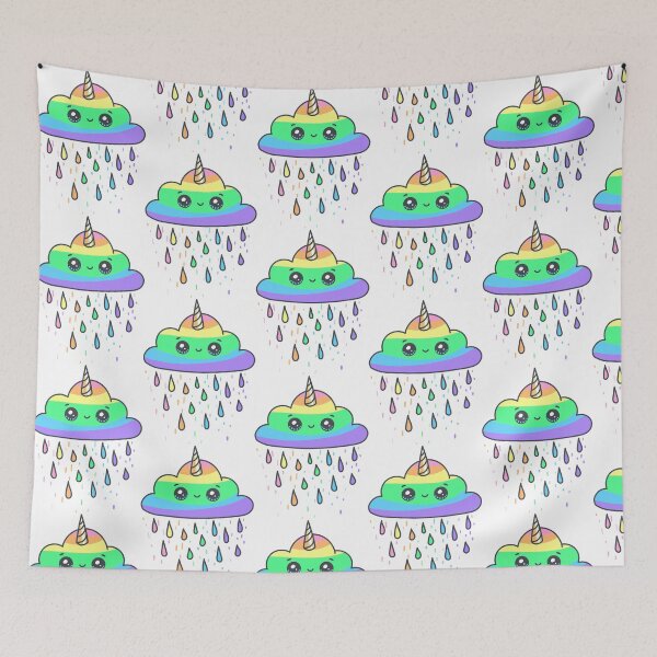 Item preview, Rainbow Unicorn Cloud  designed and sold by Julia McMullen.