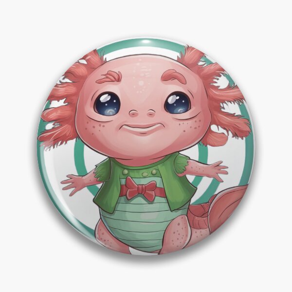 Item preview, Axolotl dressed up crockodille cartoon  designed and sold by itsfoow.