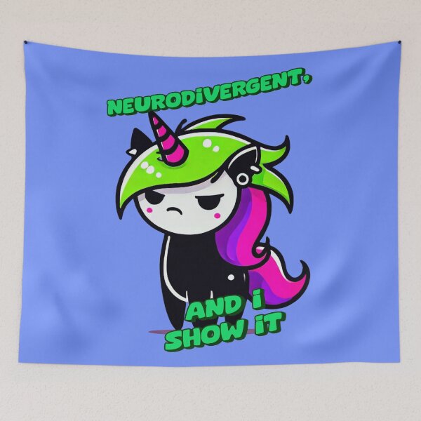 Item preview, Neurodivergent, and I Show It - Tammy designed and sold by 3DAF.
