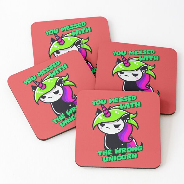 Item preview, You Messed with the Wrong Unicorn - Tammy designed and sold by 3DAF.