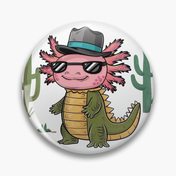 Item preview, Axolotl dressed up crockodille  designed and sold by itsfoow.