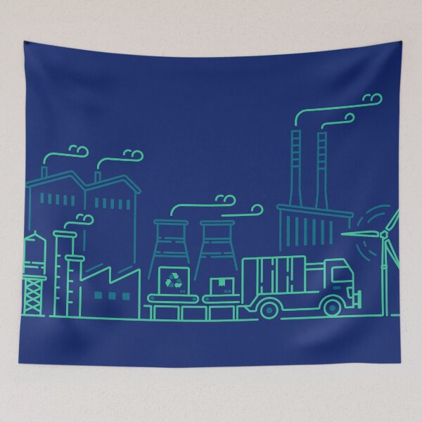 Item preview, green factory designed and sold by NiamLab.