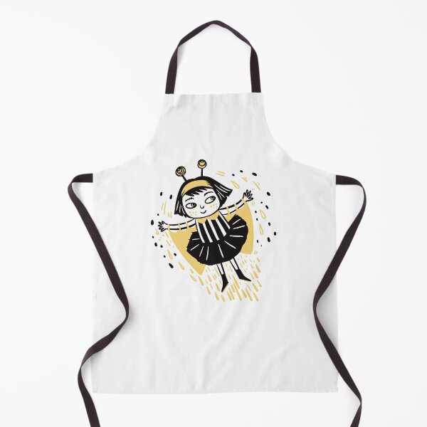 Item preview, Hand drawn art- Bee girl flying designed and sold by jasmineberry.