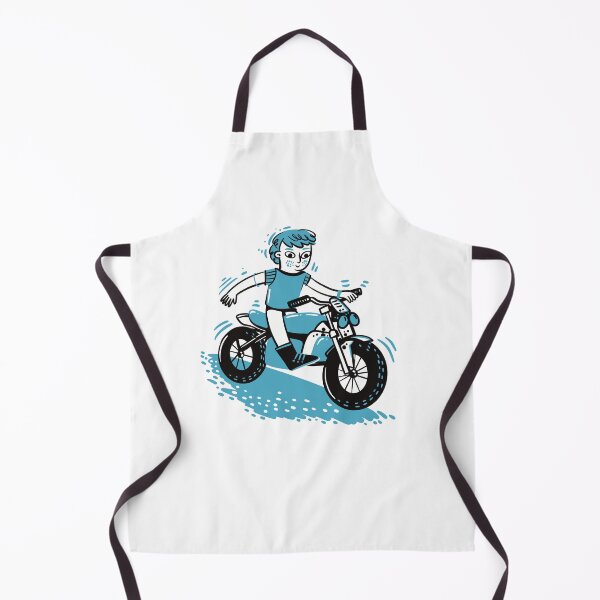 Item preview, Hand drawn art- Boy on a motorbike designed and sold by jasmineberry.