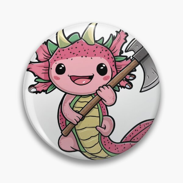 Item preview, Dragonfruit axolotl  designed and sold by itsfoow.