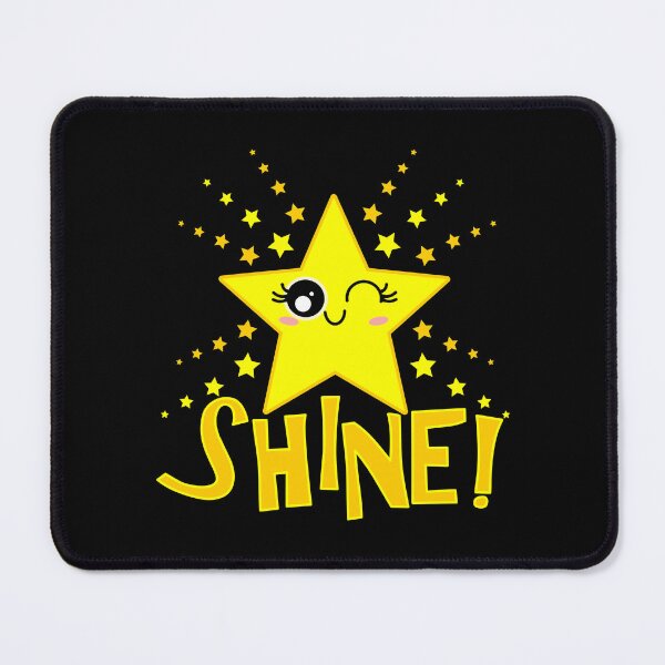 Item preview, Cute Smiling Yellow Twinkle Star Shining English Shine! designed and sold by HoppRock.