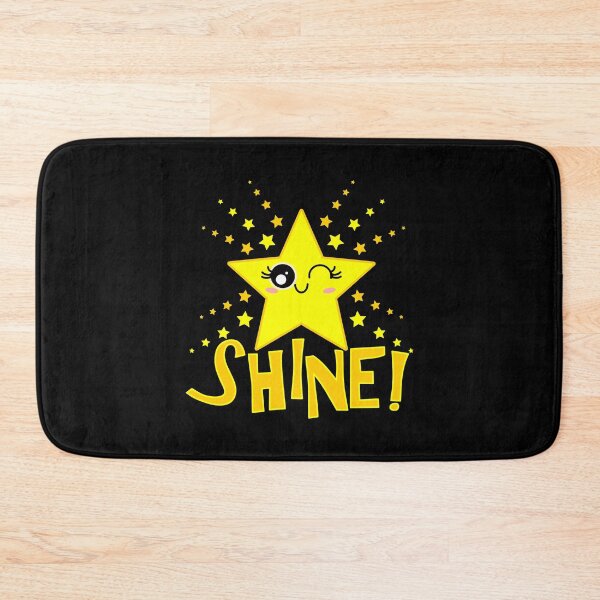 Item preview, Cute Smiling Yellow Twinkle Star Shining English Shine! designed and sold by HoppRock.