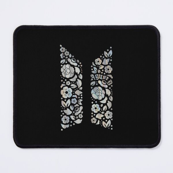 Item preview, Agust D Lotus Bangtan logo silhouette designed and sold by loonylunaART.