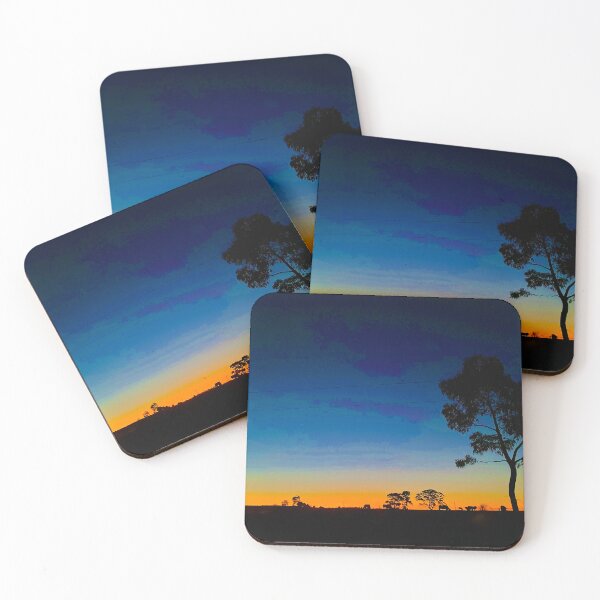 Item preview, A sunset in the Australian country designed and sold by FlynnMacca.