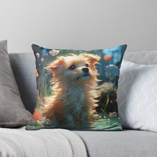 Item preview, The Adventure of the Yorkshire Terrier Mermaid✨ designed and sold by dogillustration.