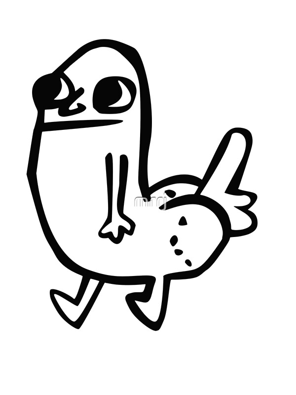 "Dickbutt Meme" by mrrj | Redbubble