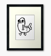 Dickbutt Meme Framed Print