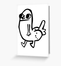 Dickbutt Meme Greeting Card