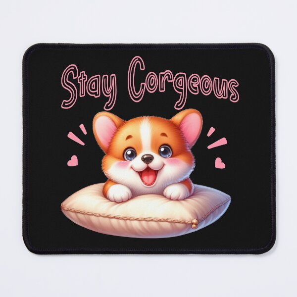 Item preview, Stay Corgeous cute little corgi designed and sold by DegraDesign.