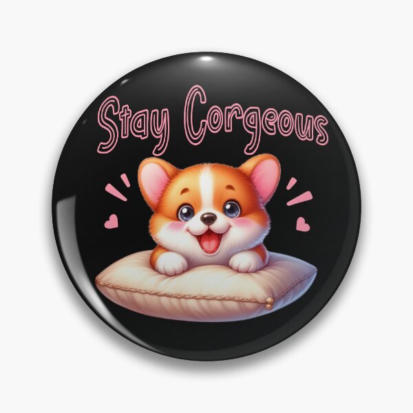 Item preview, Stay Corgeous cute little corgi designed and sold by DegraDesign.