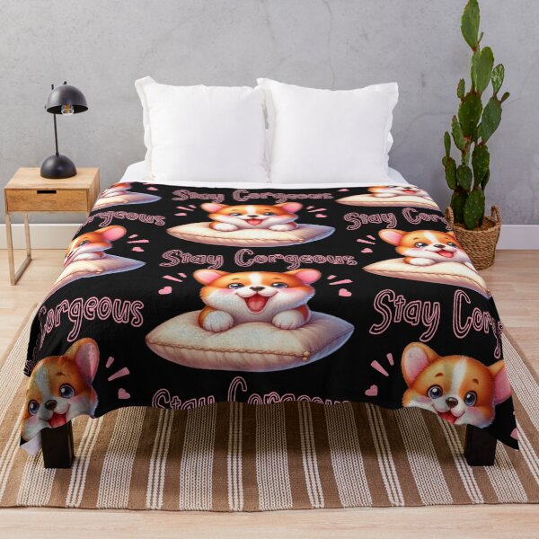 Item preview, Stay Corgeous cute little corgi designed and sold by DegraDesign.