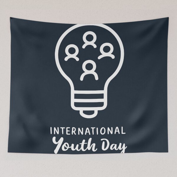 Item preview, International Youth Day Typography designed and sold by ShahinurSobuj.