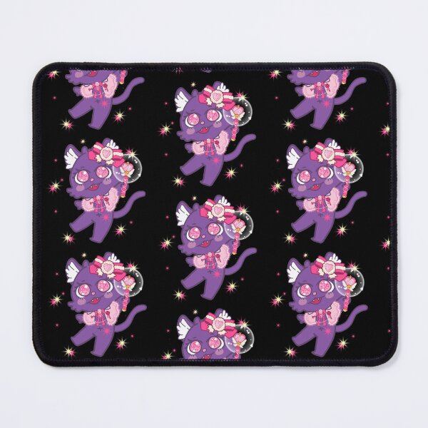 Item preview, Meowgical kawaii purple cat designed and sold by tianmimi-mmii.