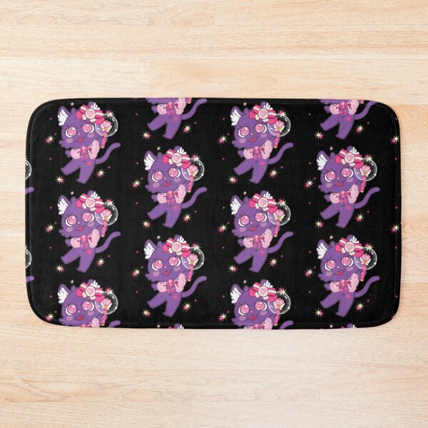 Item preview, Meowgical kawaii purple cat designed and sold by tianmimi-mmii.