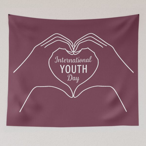 Item preview, International Youth Day Typography designed and sold by ShahinurSobuj.