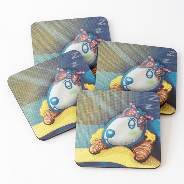 Item preview, Dog having a Sweet dream on croissant pillow and cheese blanket designed and sold by tennstudio.
