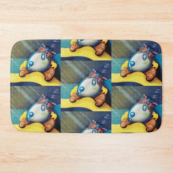 Item preview, Dog having a Sweet dream on croissant pillow and cheese blanket designed and sold by tennstudio.