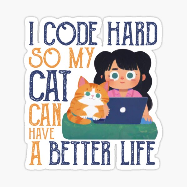 Artikel-Vorschau von Programmieren für meine Katze, designt und verkauft von CarlosH3D.