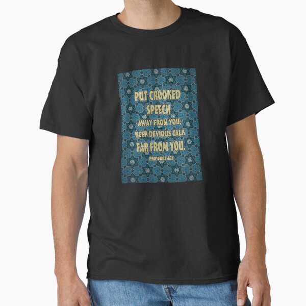 Item preview, Crooked Speech. Proverbs 4:24. designed and sold by UltraQuirky.