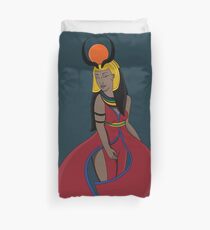 Hathor, the Egyptian Godness Duvet Cover