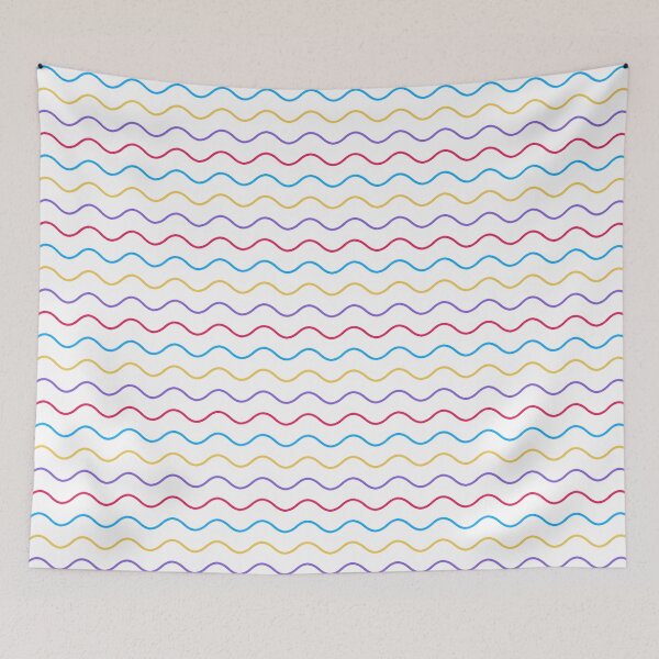 Item preview, Multicolor Wavy Line Pattern Design designed and sold by Abdulra7man369.