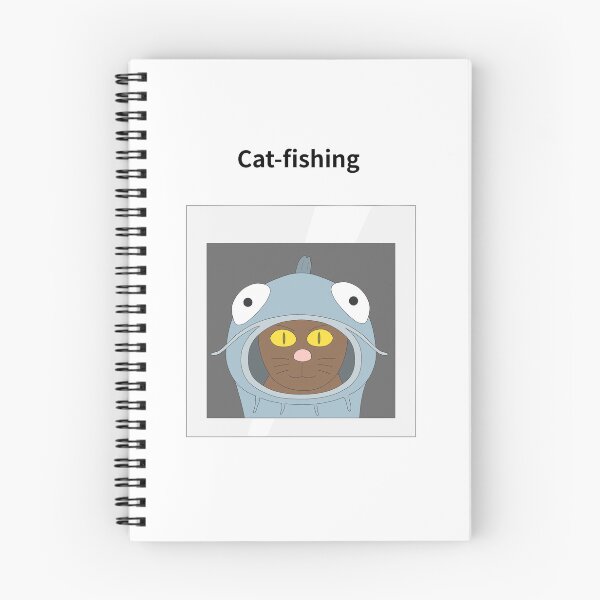 Item preview, Cat-fishing designed and sold by Sketchy Thinks.