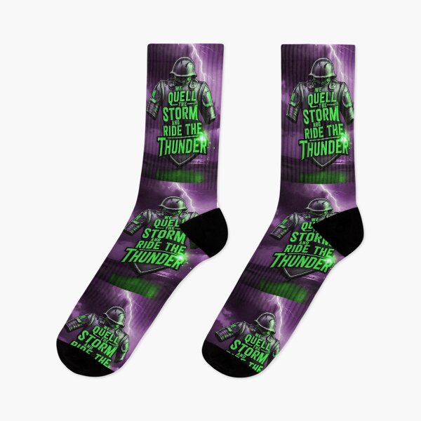 Item preview, We Quell The Storm And Ride The Thunder Military Quote designed and sold by TheArtOfPat.