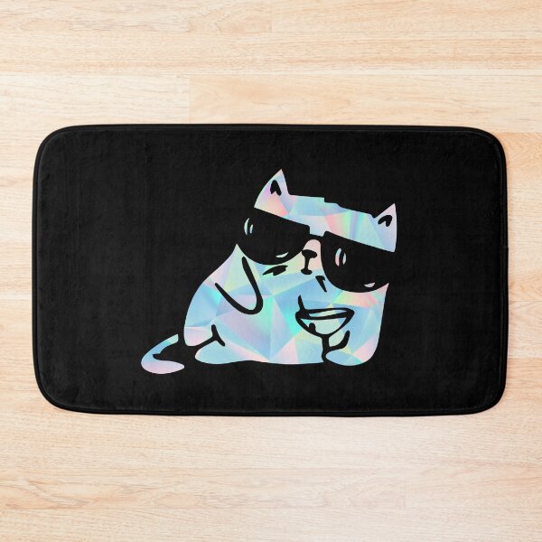 Aperçu de l'œuvre Chat effrayant holographique créée et vendue par kapsell.
