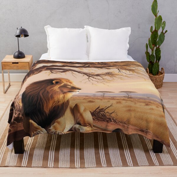 Item preview, Majestic Savanna Lion designed and sold by PolygonPinnacle.