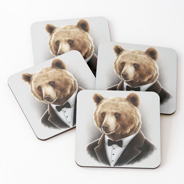 Item preview, Bear Wearing A Tuxedo  designed and sold by PolygonPinnacle.