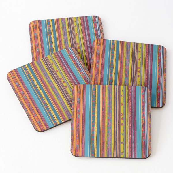 Item preview, Vibrant Striped Pattern with Abstract Details designed and sold by Noertz.