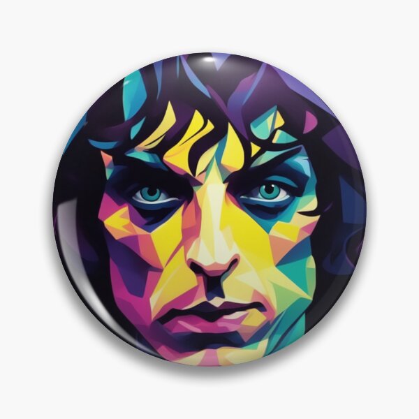 Item preview, Syd Barrett Art. Abstract Low Poly Music Artwork designed and sold by kakarikihill.