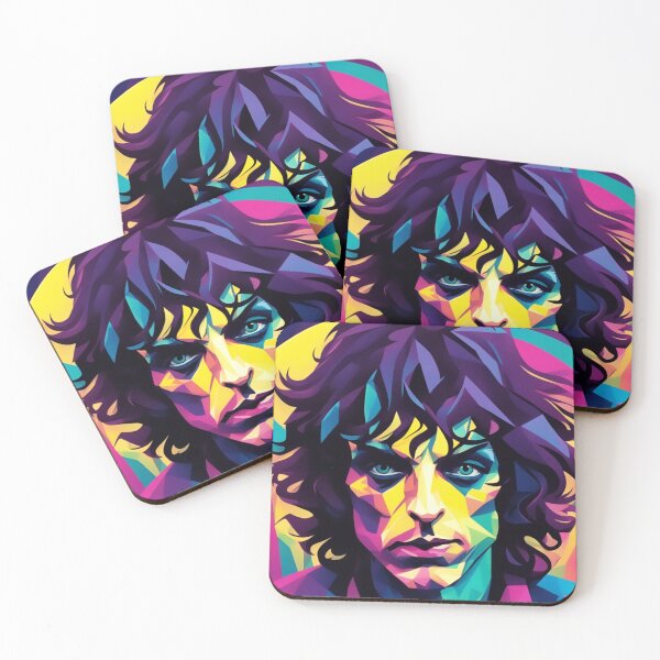 Item preview, Syd Barrett Art. Abstract Low Poly Music Artwork designed and sold by kakarikihill.