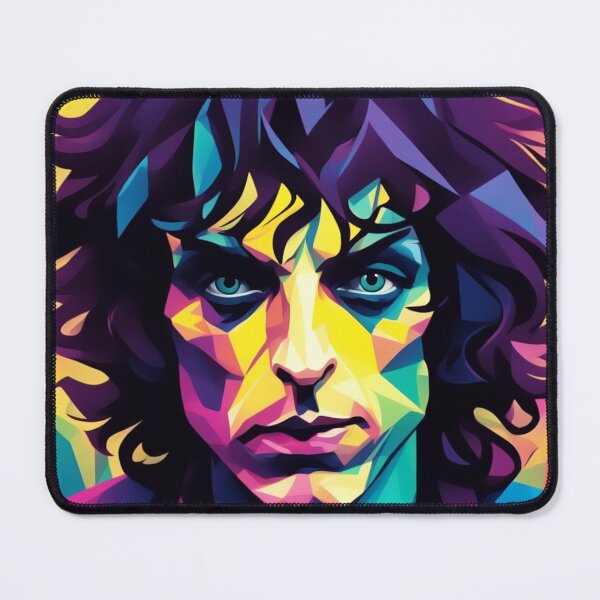 Item preview, Syd Barrett Art. Abstract Low Poly Music Artwork designed and sold by kakarikihill.